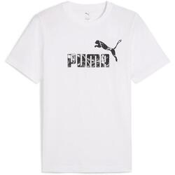 T-shirt Puma Graphics No.1 Logo Tee, Blanc, Hommes