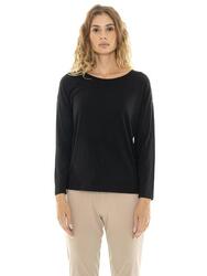 T-Shirt Femme Manches Longues Fente Dos "Pearl