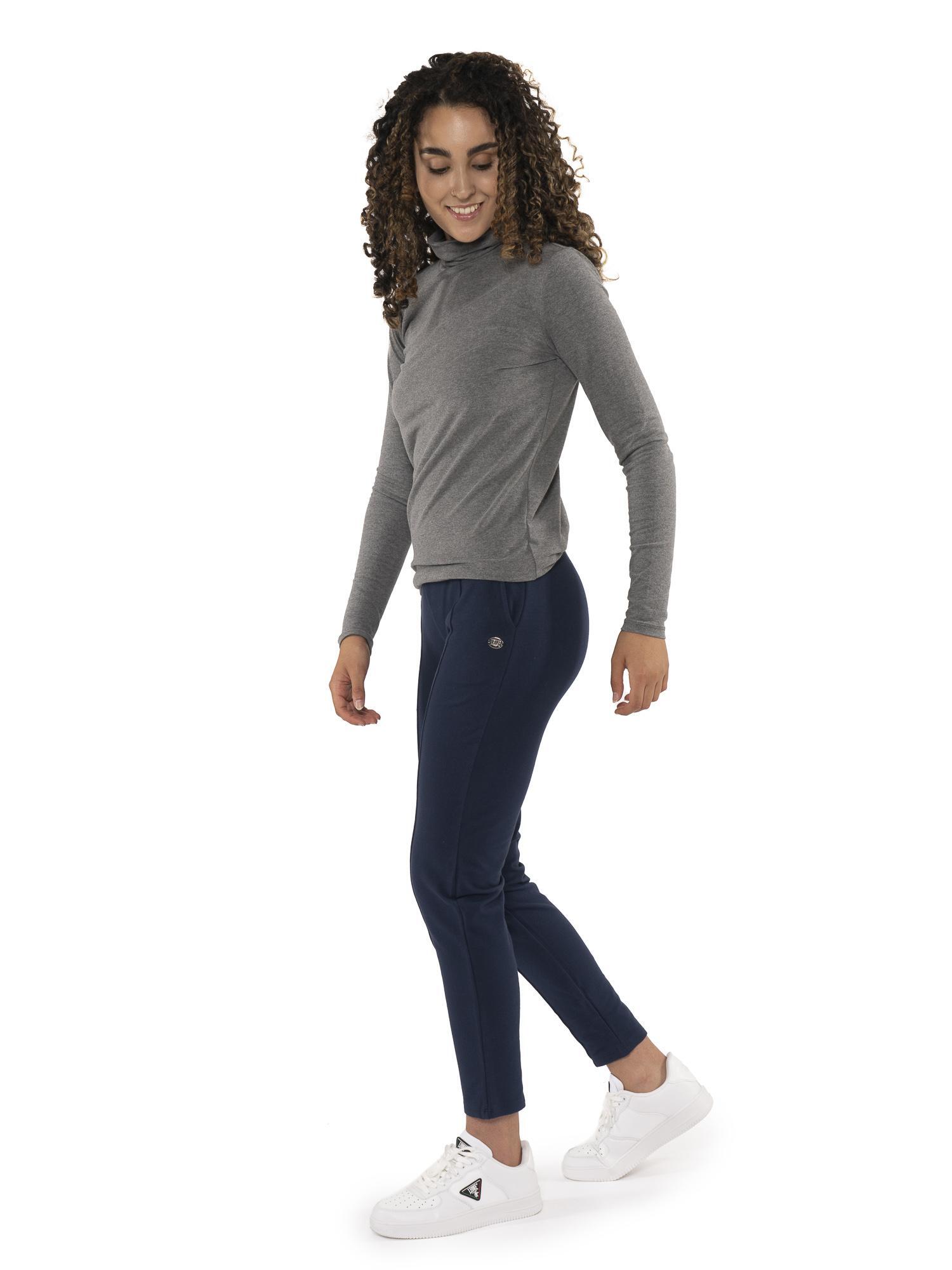 Never Without dames joggingbroek met strepen aan de voorkant voor de winter 2/7