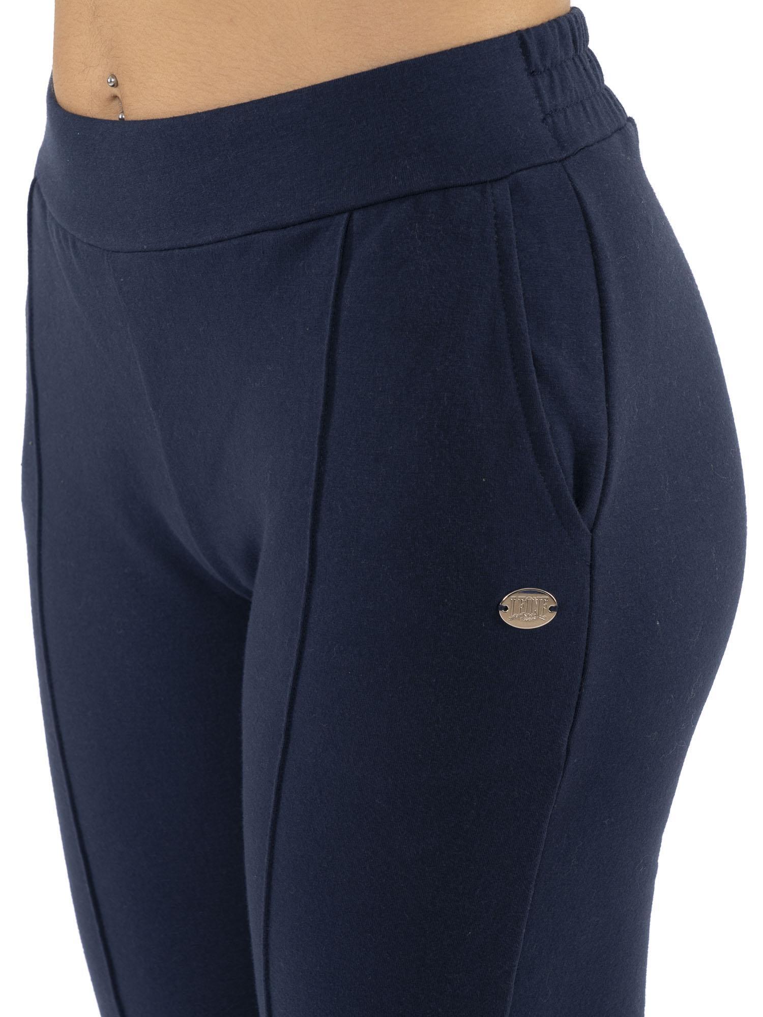 Never Without dames joggingbroek met strepen aan de voorkant voor de winter 3/7