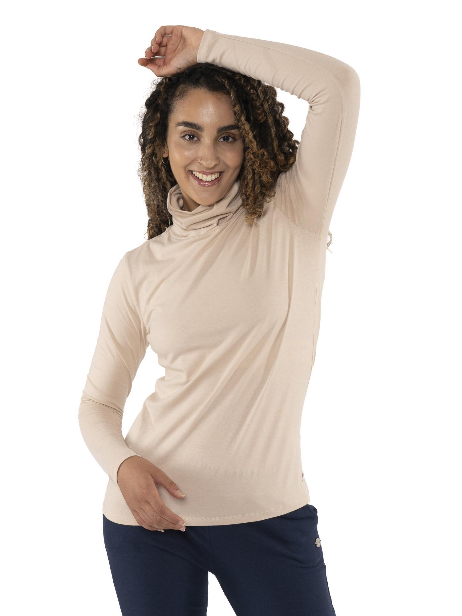 T-shirt a manica lunga dolcevita da donna "Never Without" 5/7