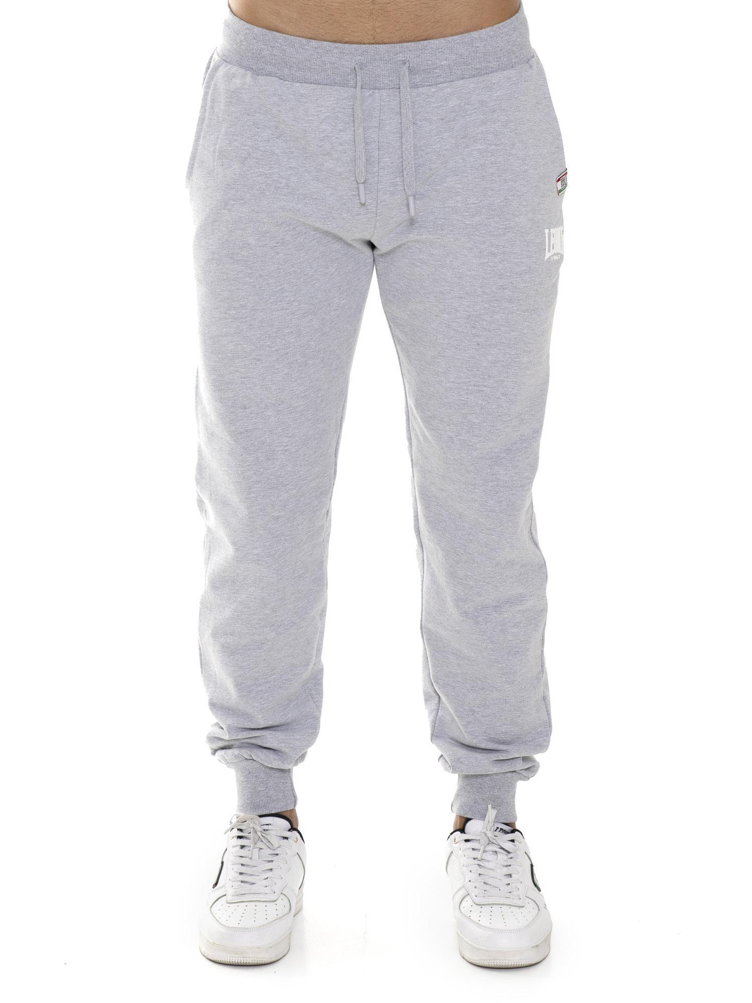 LEONE 1947 APPAREL Herenwintersportbroek met kleine manchet met "Basic"-logo