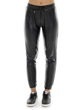Pantalon de jogging pour femme en similicuir avec écusson Leone 1947 Glam Winter