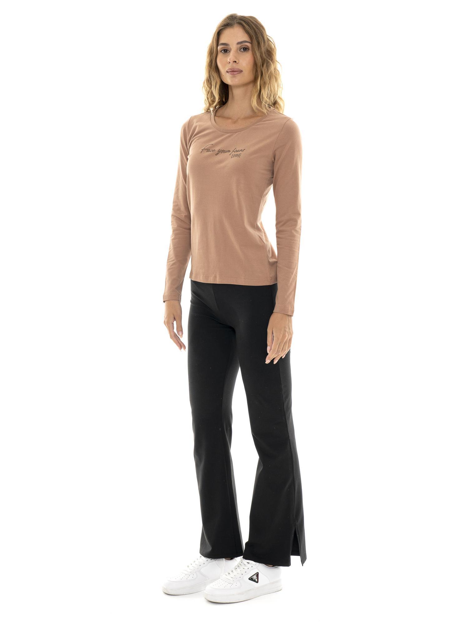 Relaxed dames-T-shirt met lange mouwen 2/7