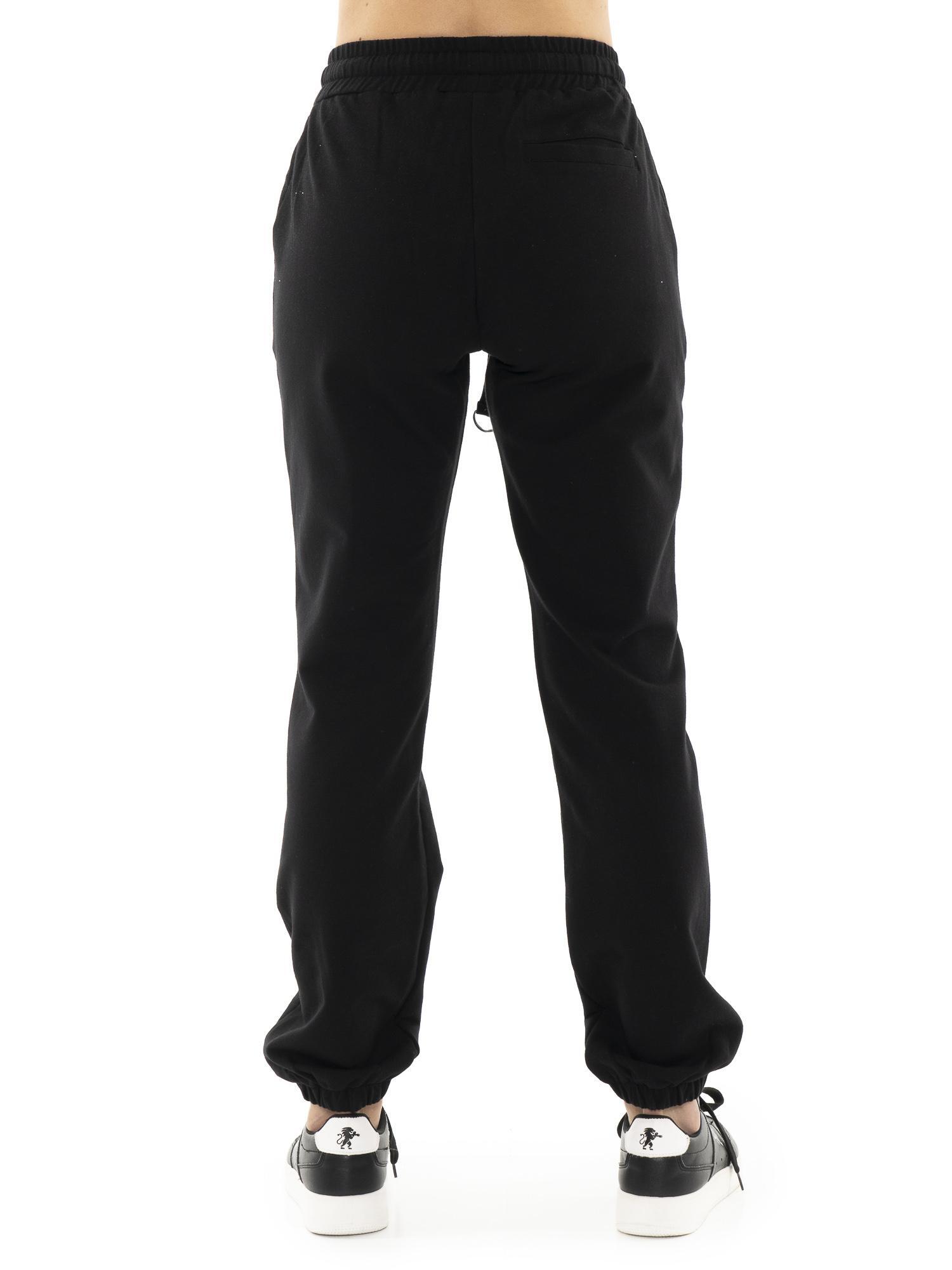 Pantalone invernale da donna con polsini "Black Ring" 4/5
