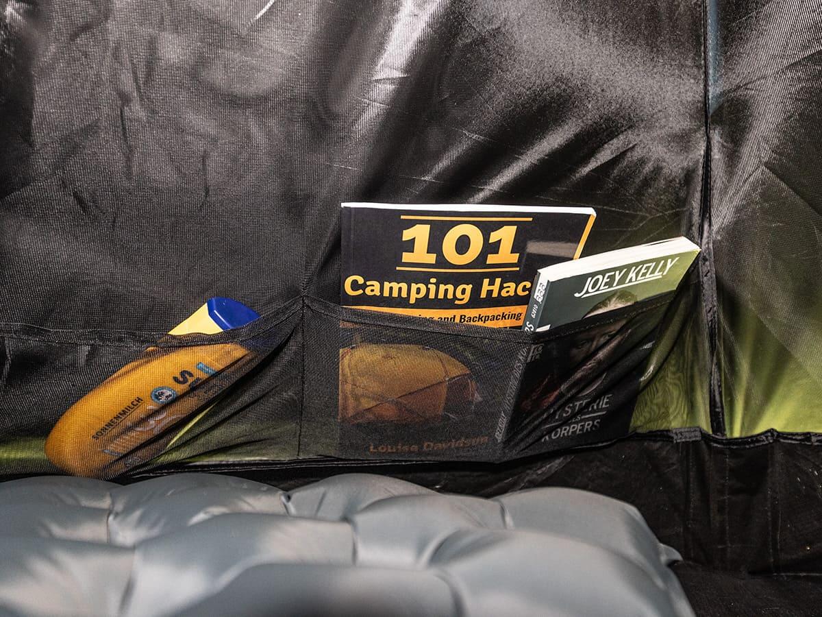 Tenda de trekking - Hemus 2 Sleeper - Campismo - 2 pessoas - cabana preta 6/7