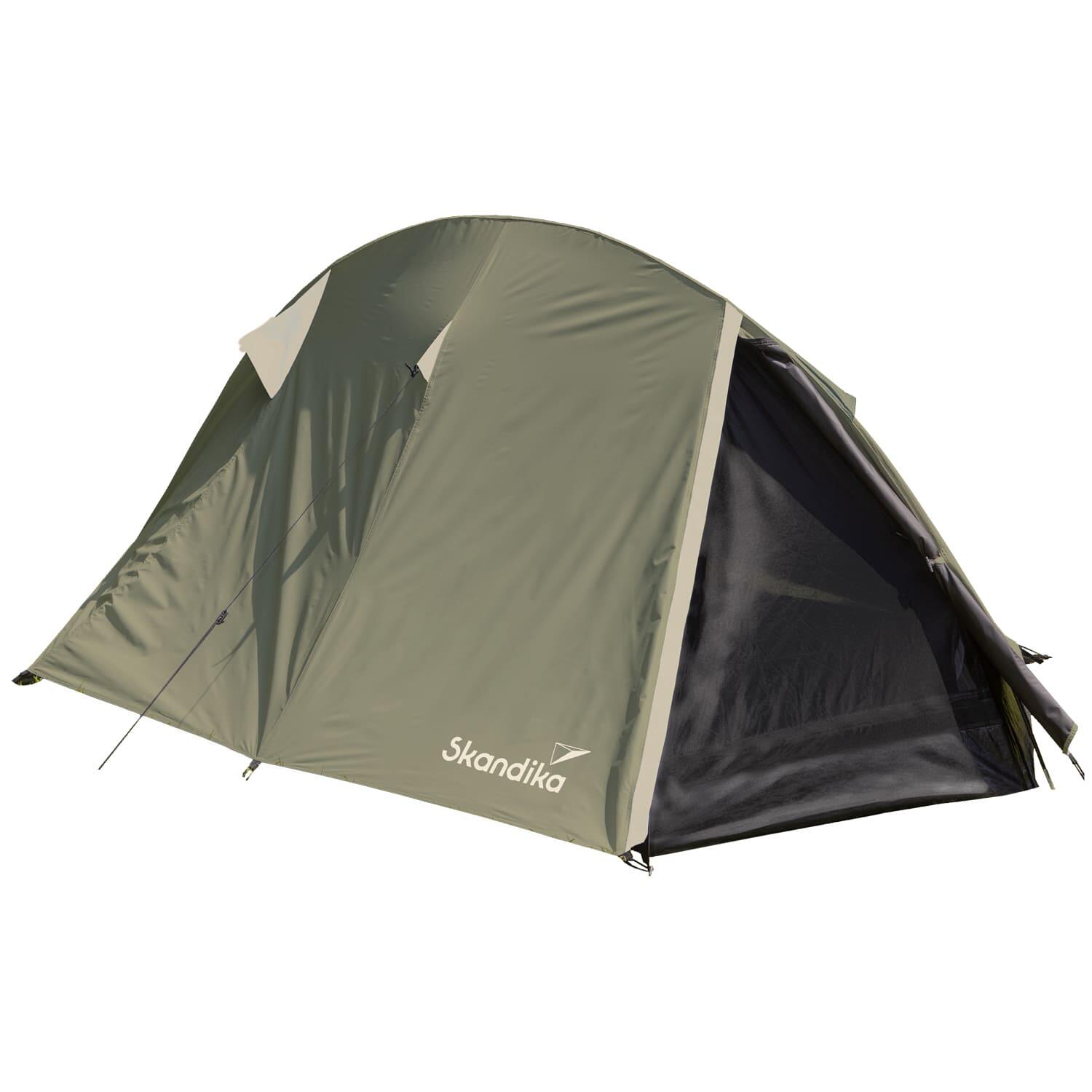 SKANDIKA Trekking tent Hemus 2 Sleeper - 2 persoons tunneltent - donkere slaapcabine