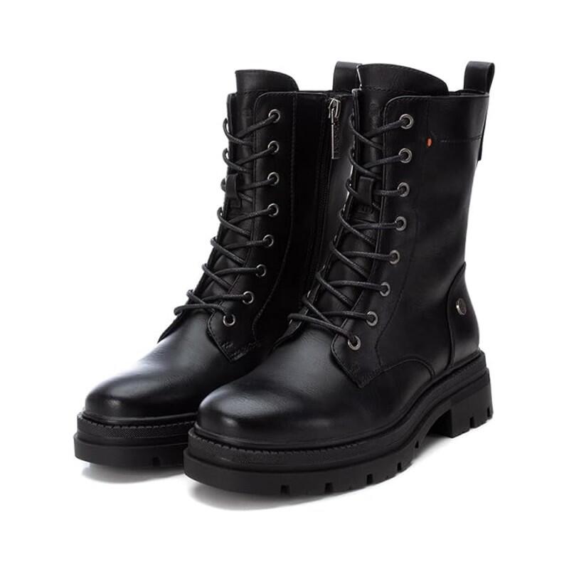 Botines Planos Mujer Refresh  Negro 4/5