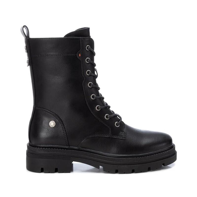 Botines Planos Mujer Refresh  Negro 2/5