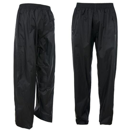 Pantaloni antipioggia Trespass QIKPAC Tres-Tex 5.000 mm neri