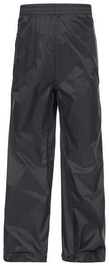 Pantaloni da pioggia unisex Trespass QIKPAC Tres-Tex impermeabili neri