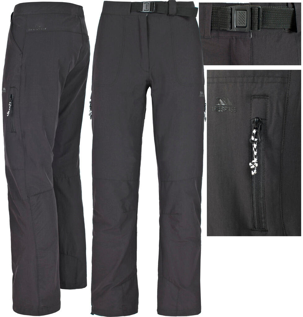 2058 Trespass Ontsnapt - Pantalon stretch femme noir 3/7