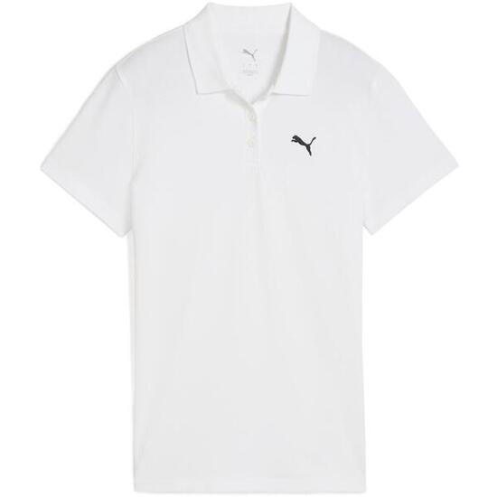 T-Shirt Puma Ess Polo, Weiß, Damen