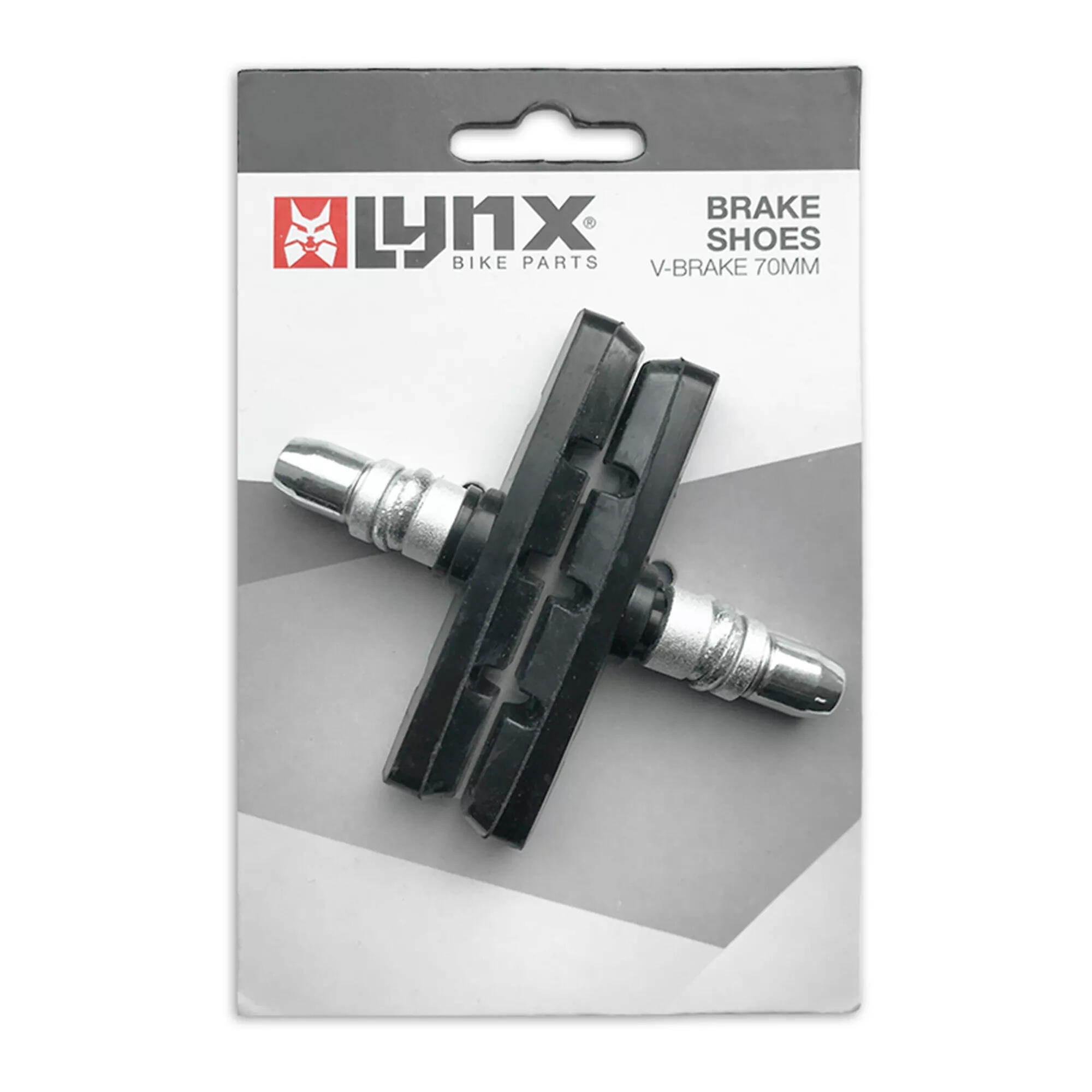 Pastillas de freno V-Brake Lynx 70 x 12.5 mm Negras - 2 Piezas 2/2
