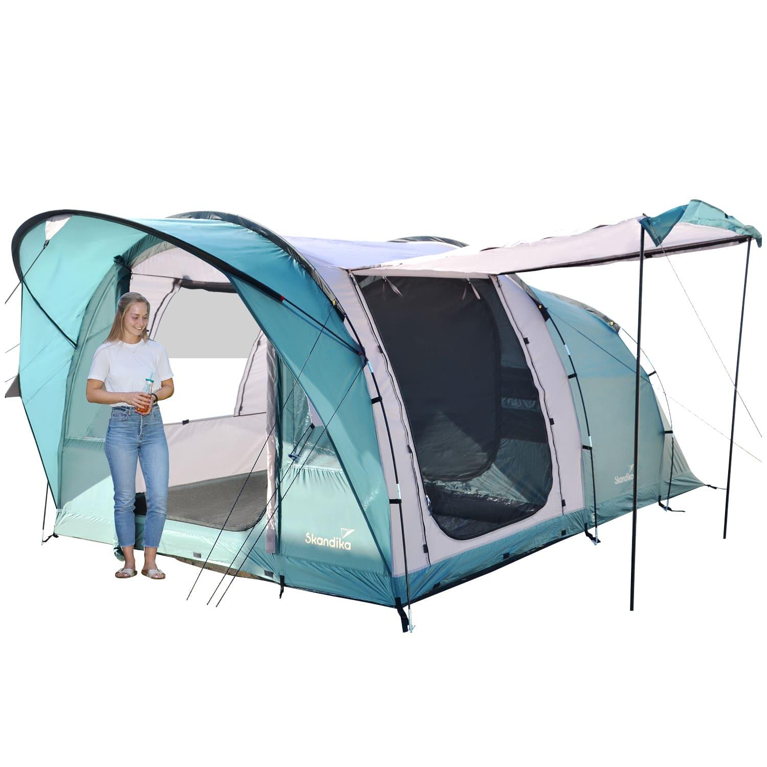 SKANDIKA Tunnelzelt Egersund 3 Sleeper Protect - Camping Zelt für 3 Personen