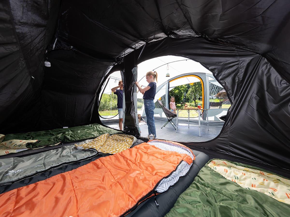 Tunneltent Egersund 3 Sleeper Protect - ingenaaide tentvloer - 3 personen 3/7