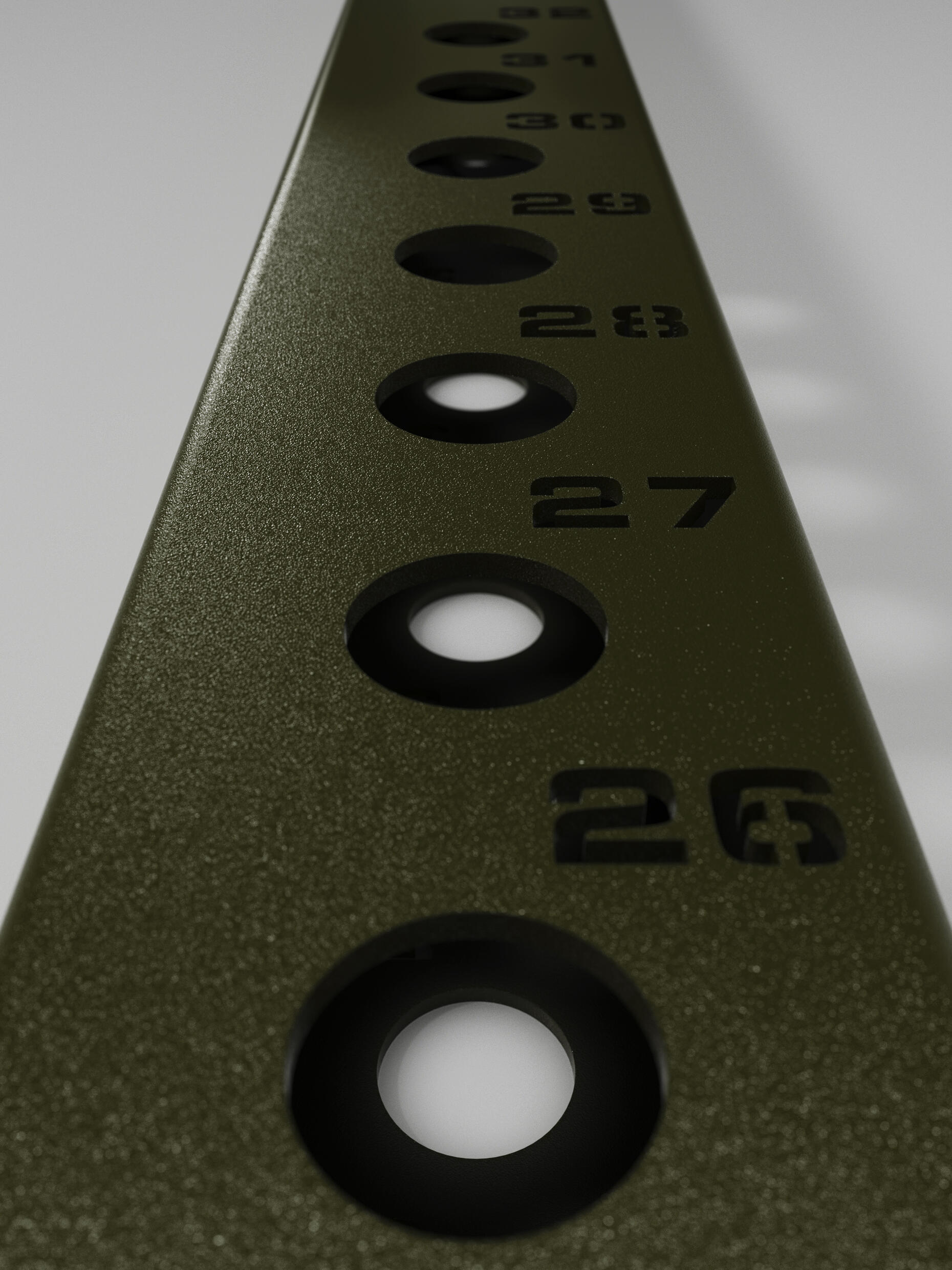 R8 Colored Uprights 226cm | Paarweise | 226cm Höhe | Military Green 5/5