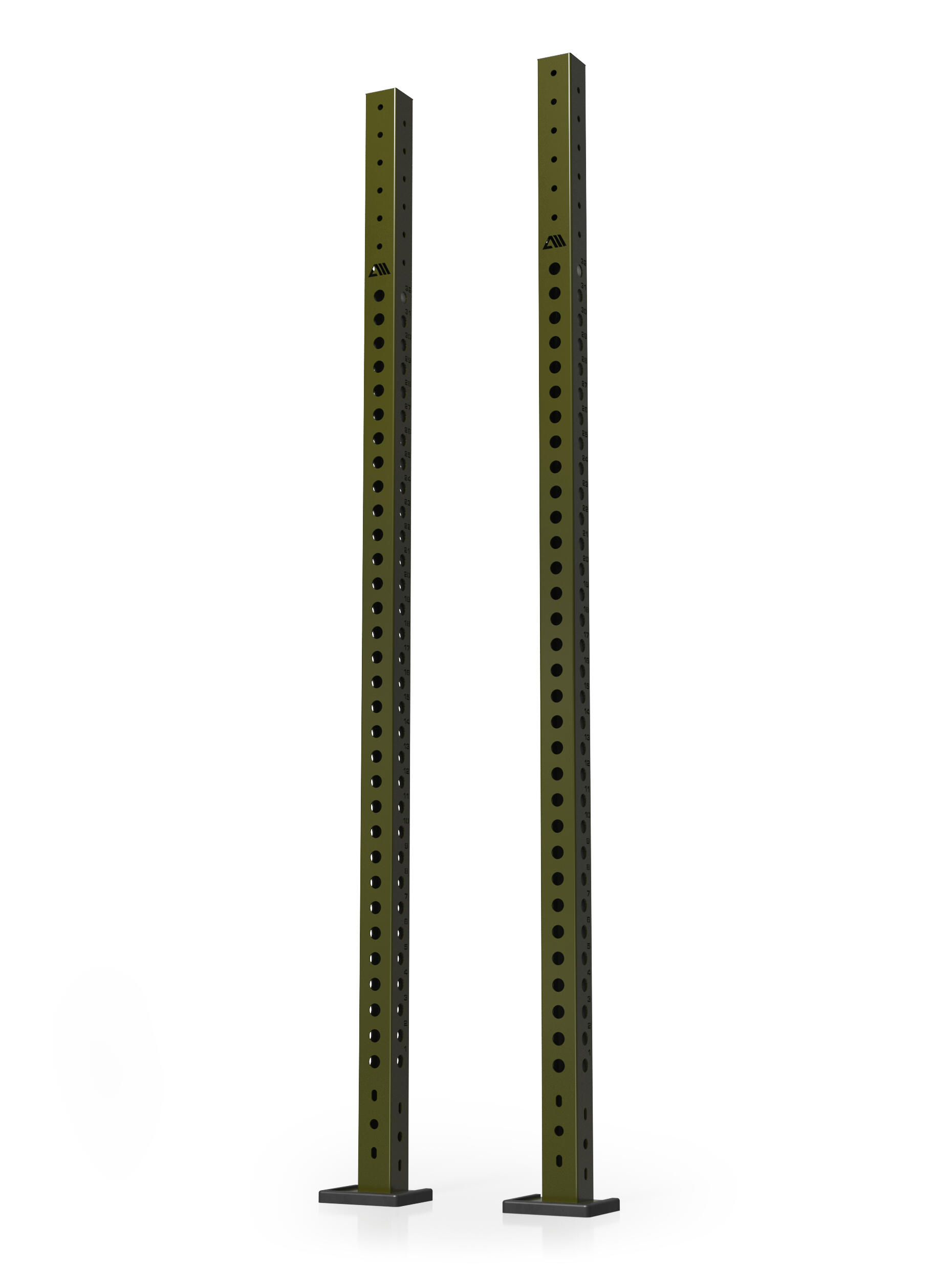 R8 Colored Uprights 226cm | Paarweise | 226cm Höhe | Military Green 2/5