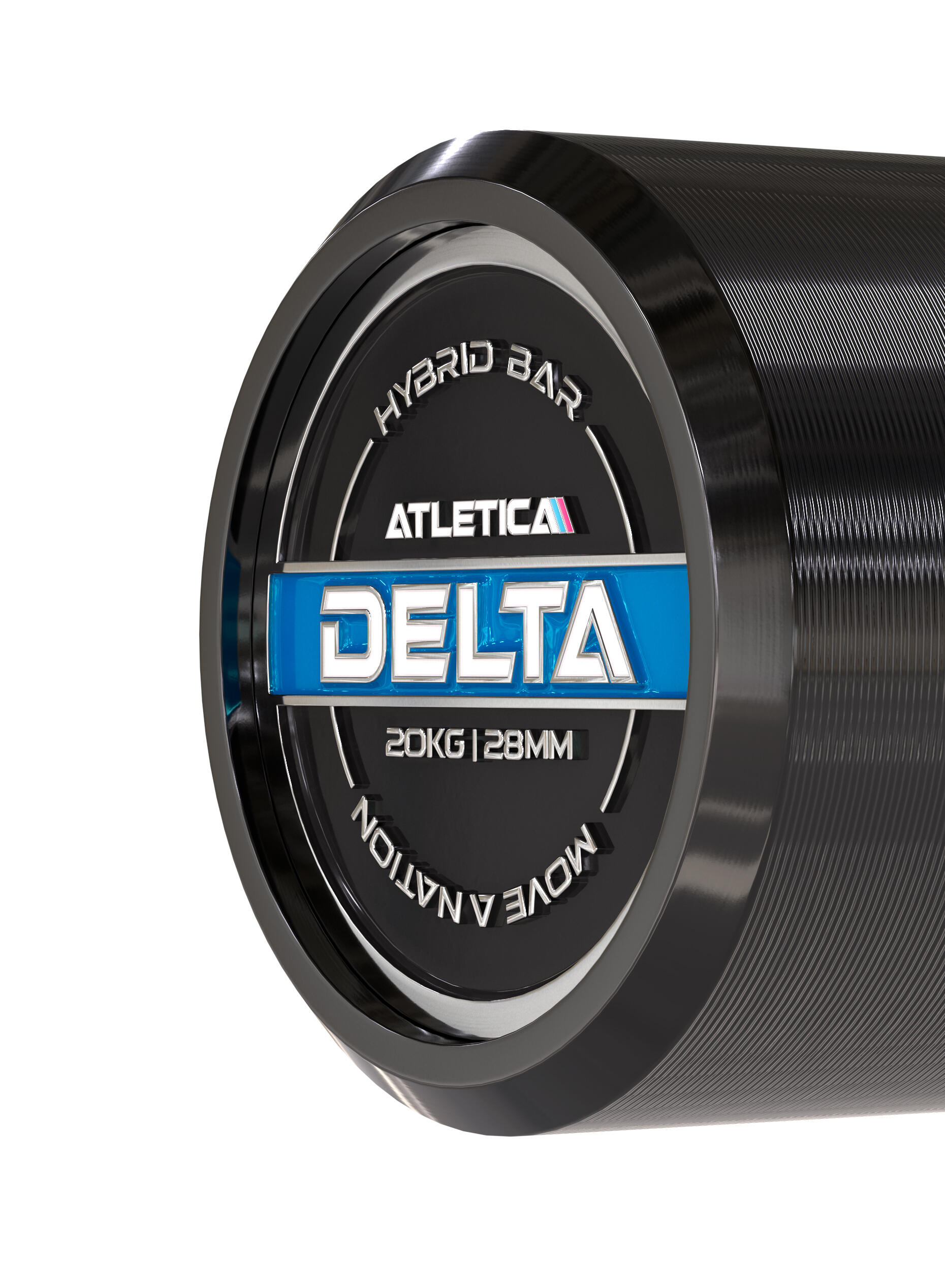 Langhantel | Delta | Electric Blue | 20kg | IPF- & IWF-Markierungen 3/7