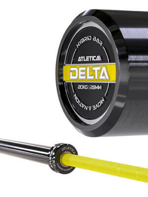 Langhantel | Delta | Electric Yellow | 20kg | IPF- & IWF-Markierungen