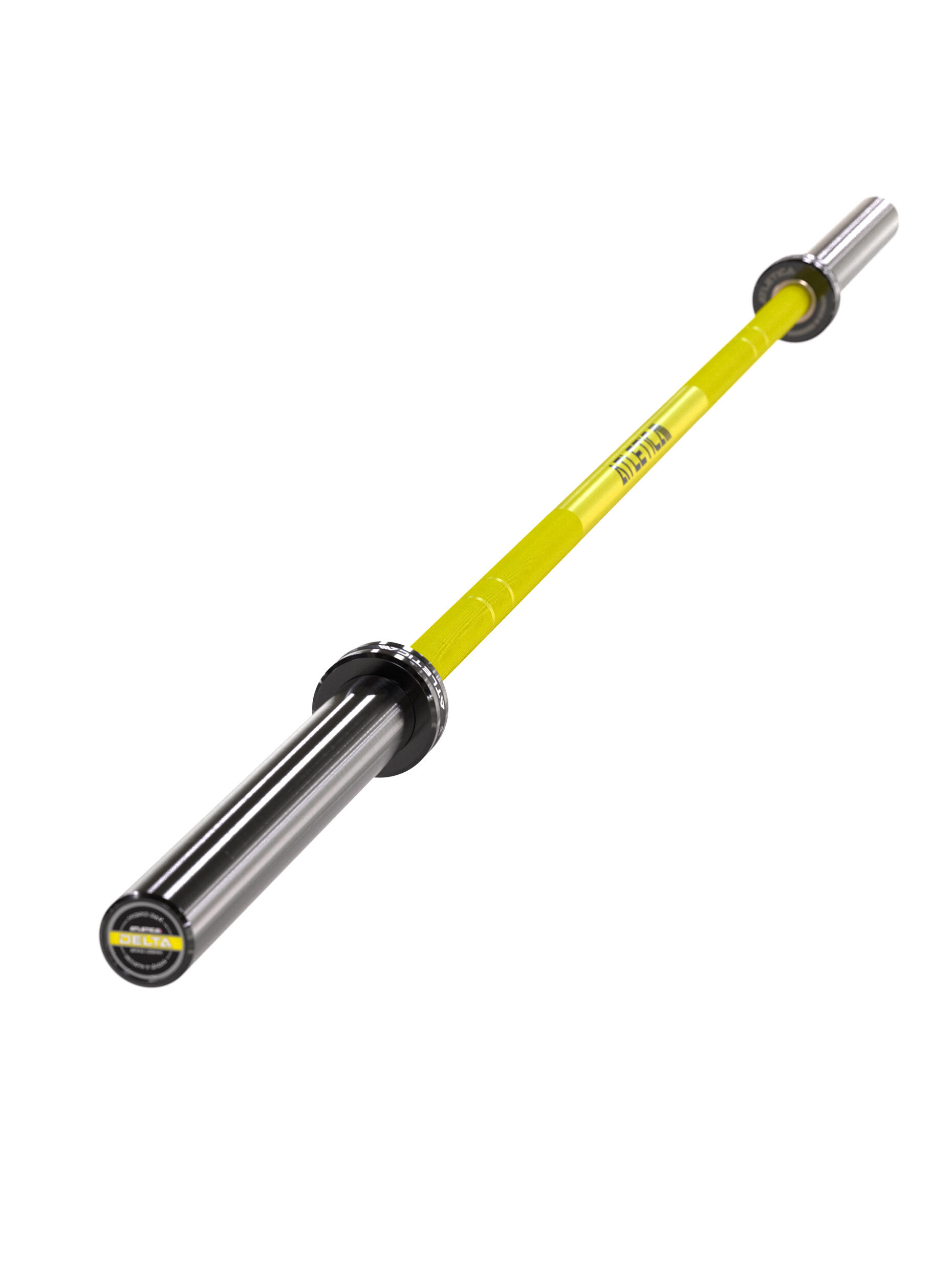Langhantel | Delta | Electric Yellow | 20kg | IPF- & IWF-Markierungen 3/7