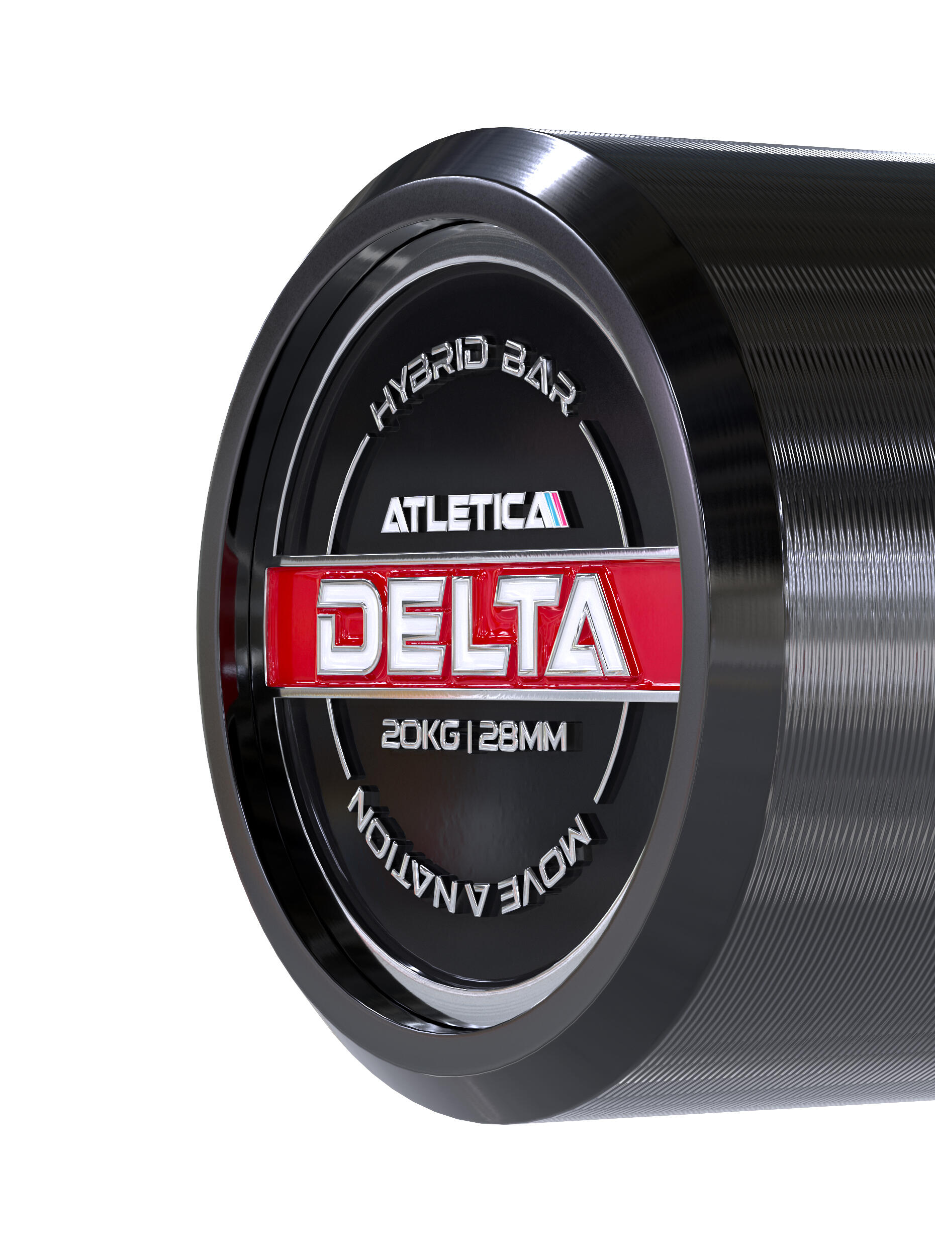 Langhantel | Delta | Electric Red | 20kg | IPF- & IWF-Markierungen 2/7