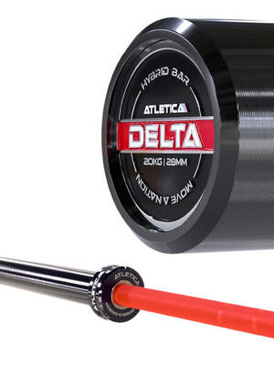 Langhantel | Delta | Electric Red | 20kg | IPF- & IWF-Markierungen