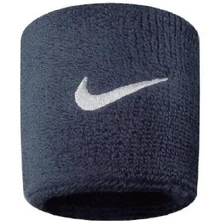 Swoosh Embroidered Wristband (Pack of 2) (Navy Blue)