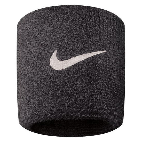 Fasce per polsi Nike Swoosh nere set da 2