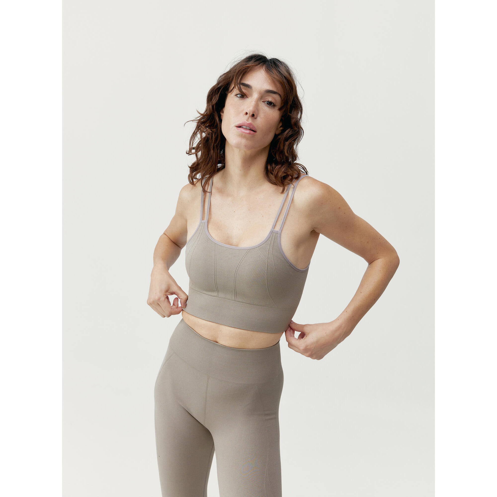 Born Living Yoga - Top De Sport Femme Blume Born Living Yoga - Brassière - Gris|vert - S - Decathlon