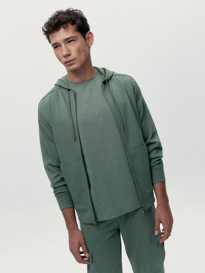 Sweat de sport à capuche zippé Performance BIAFRA