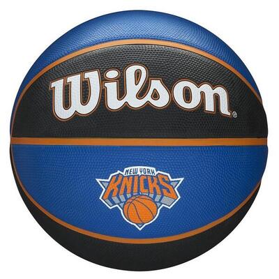 Pallacanestro Maglia New York Wilson NBA Team Nero Blu