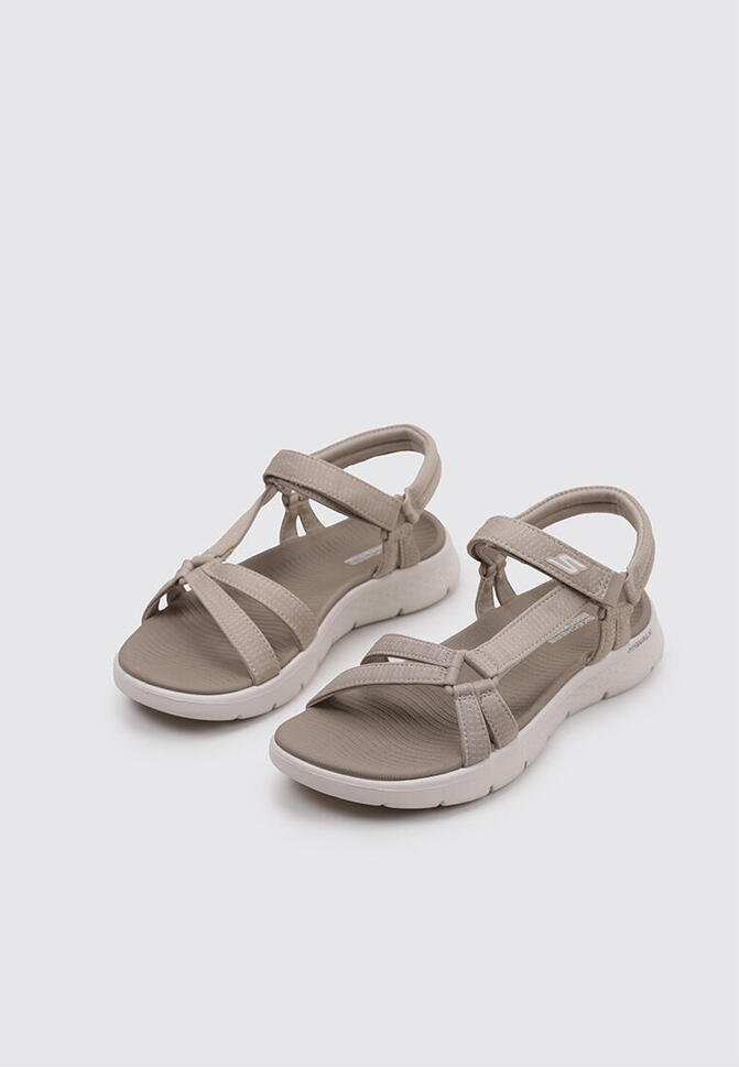 Sandały Skechers Model Go Walk Flex Sandal Kolor Jasnobrązowy
