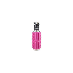 Bouteille de sport 0,7 L - Fonction 2 en 1 rouleau de massage - Rose