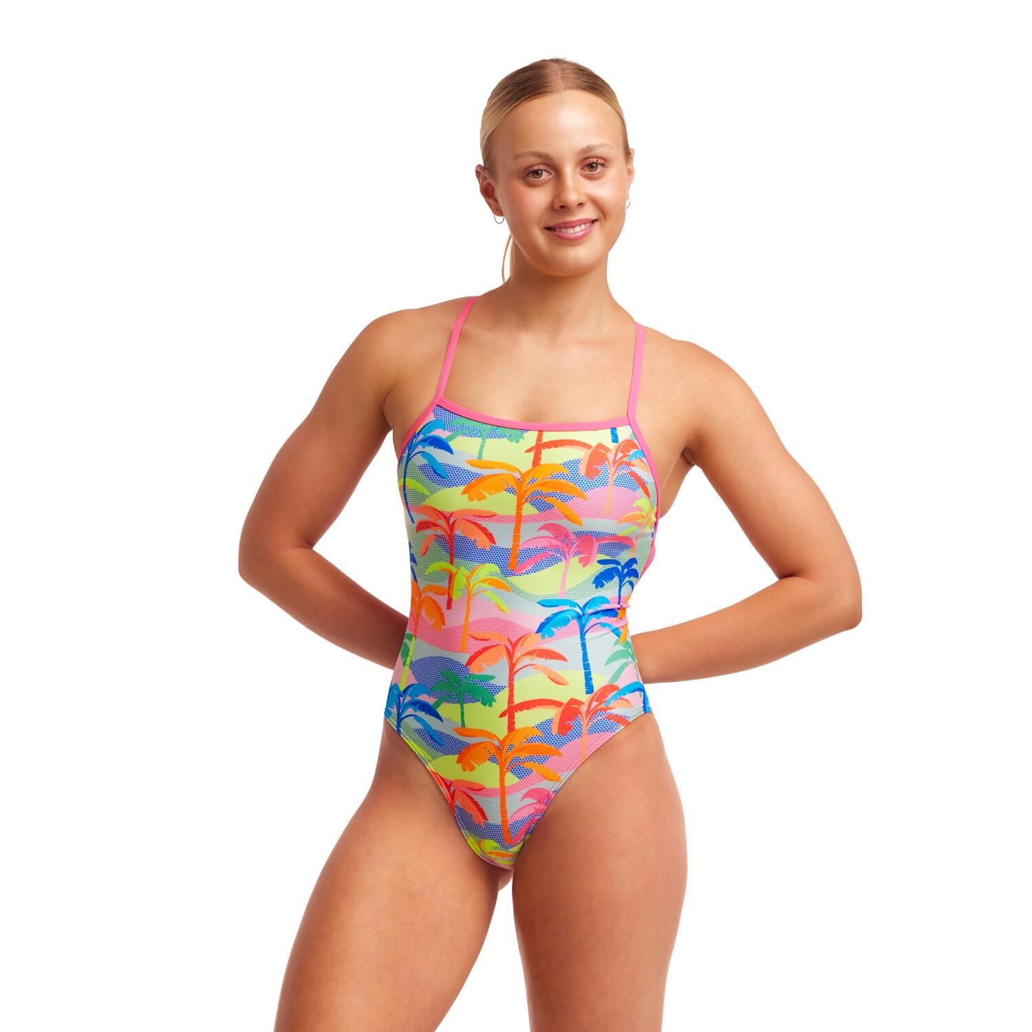 Funkita Poka Palm Badeanzug chlorresistent schnelltrocknend 4/7