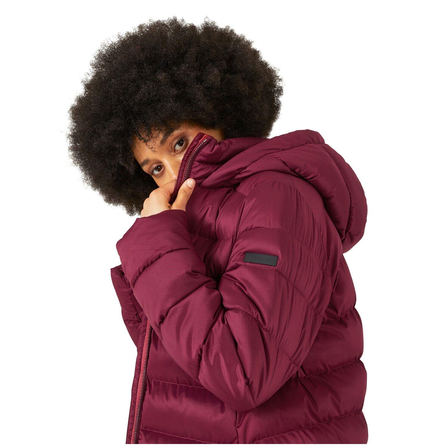 Regatta Elender Baffle Mantel für Damen mit Kapuze lang 6/7
