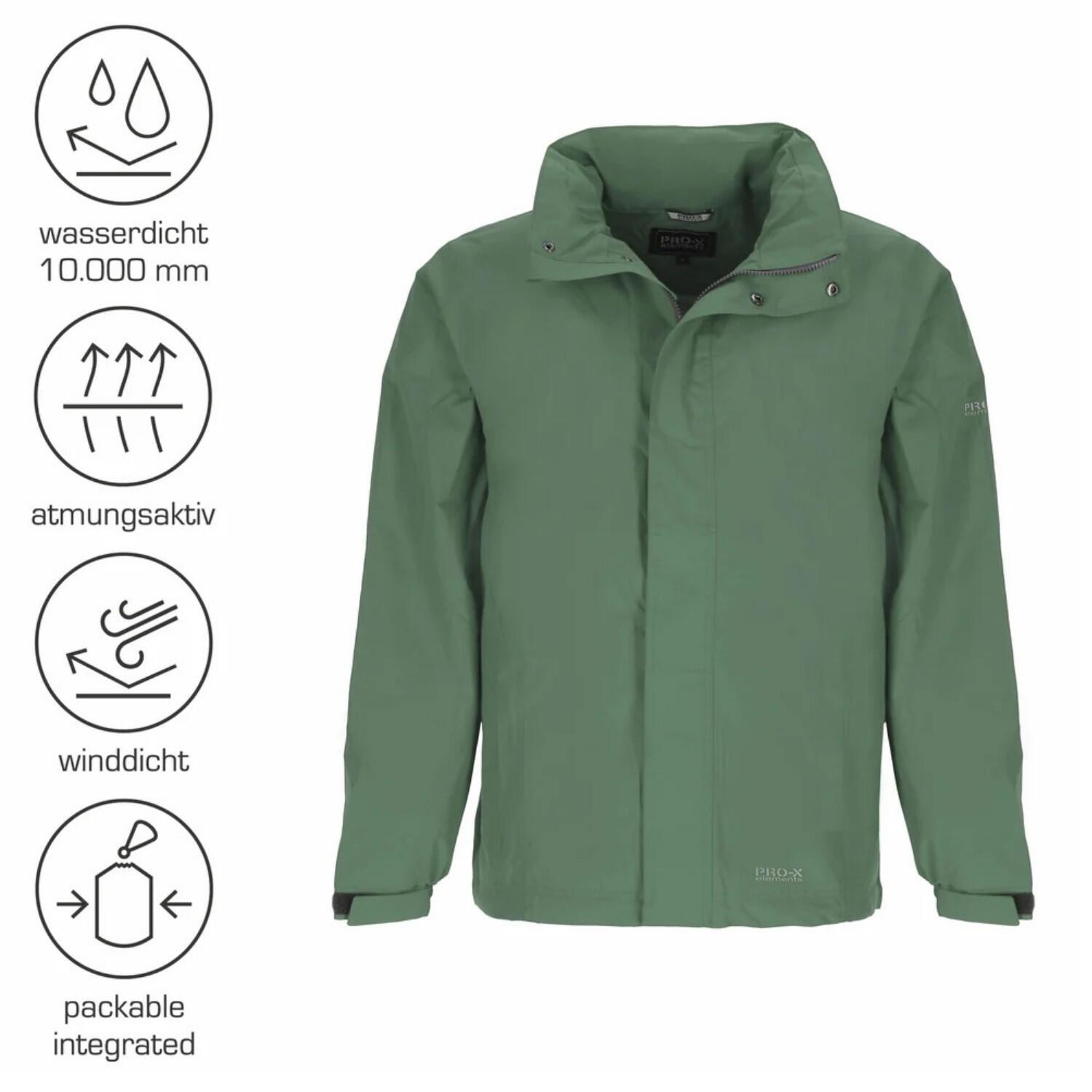 Giacca funzionale da uomo MERAN verde hydro 2/3