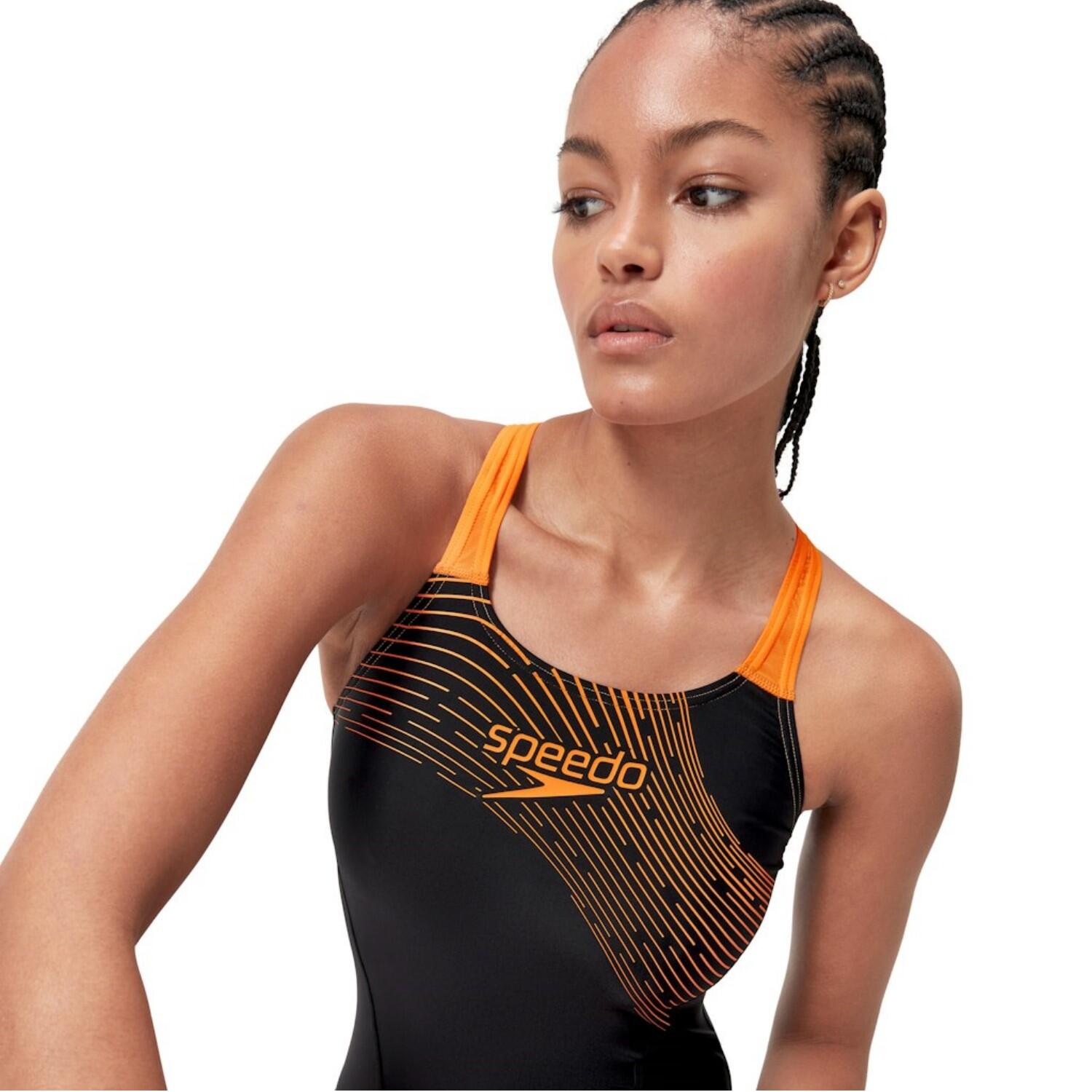Speedo Medley Logo Badeanzug Damen 6/7