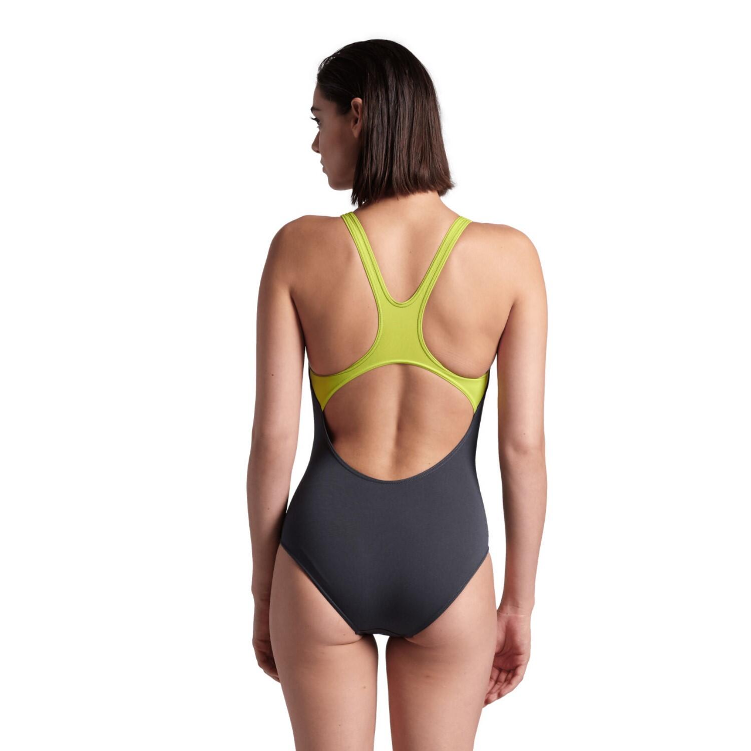 arena Reflecting Badeanzug Damen Swim Pro Back 4/5