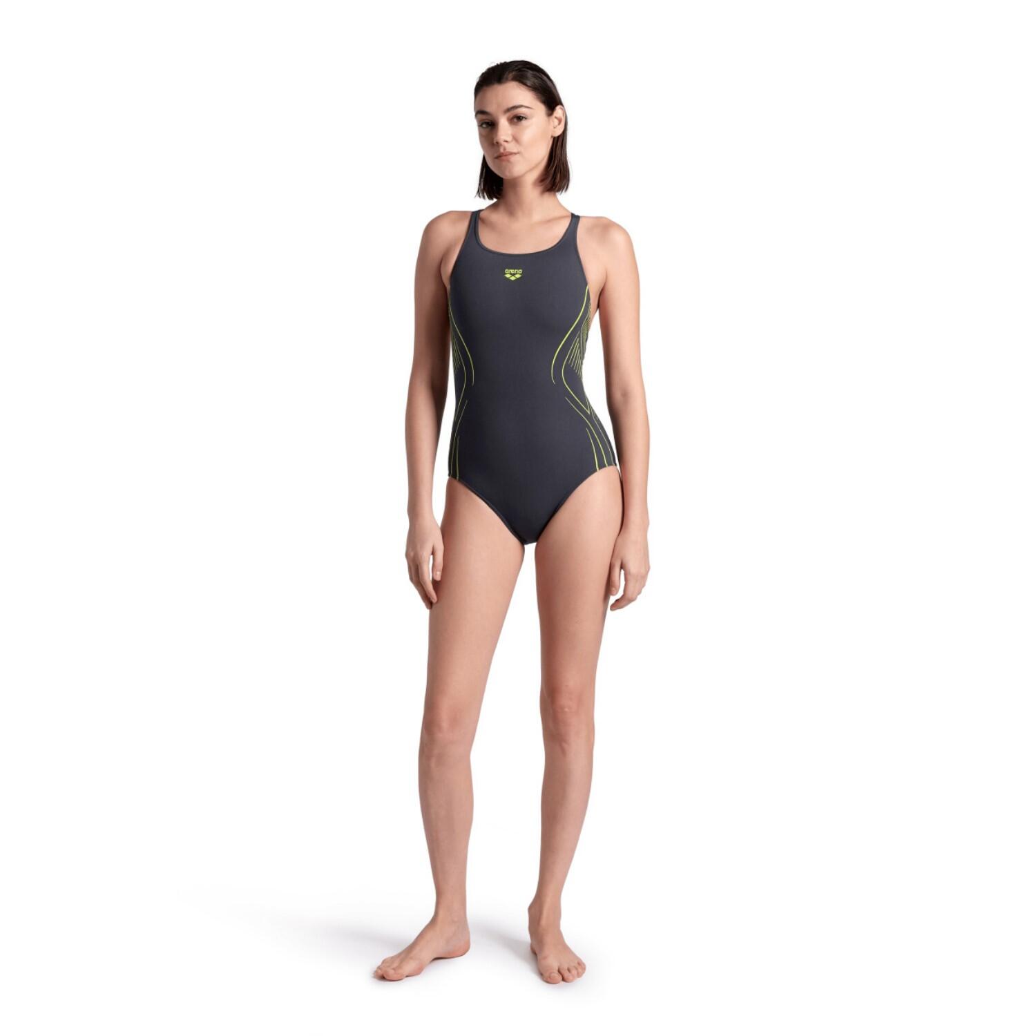 arena Reflecting Badeanzug Damen Swim Pro Back 2/5