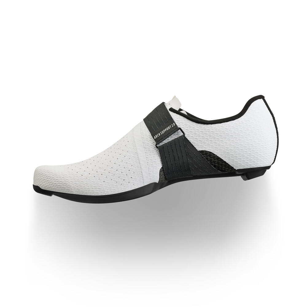 VENTO STABILITA CARBON ROAD SHOES - WHITE/BLACK LOGO