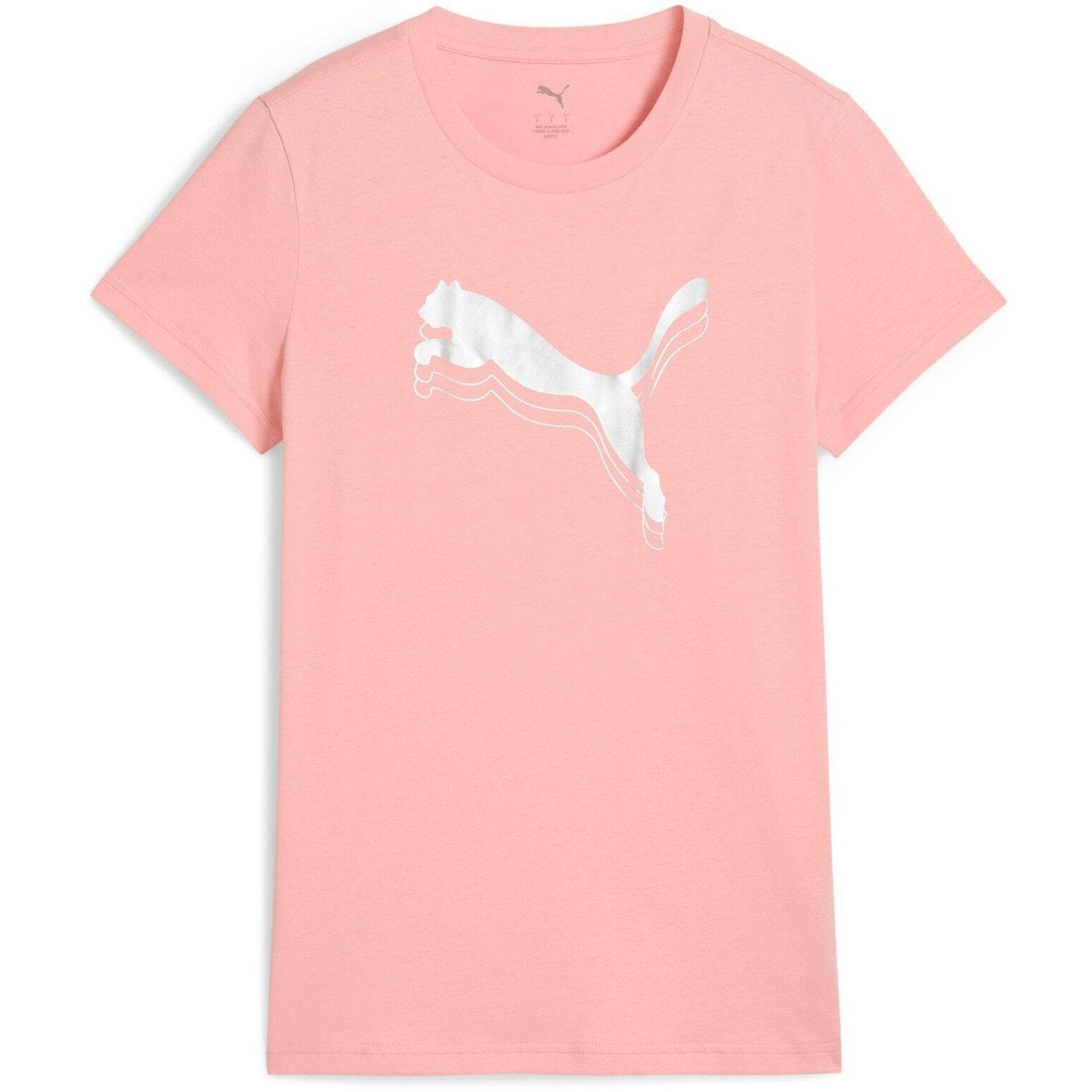 T-shirt Puma Ess Metallic Tee, Roze, Dames 4/5