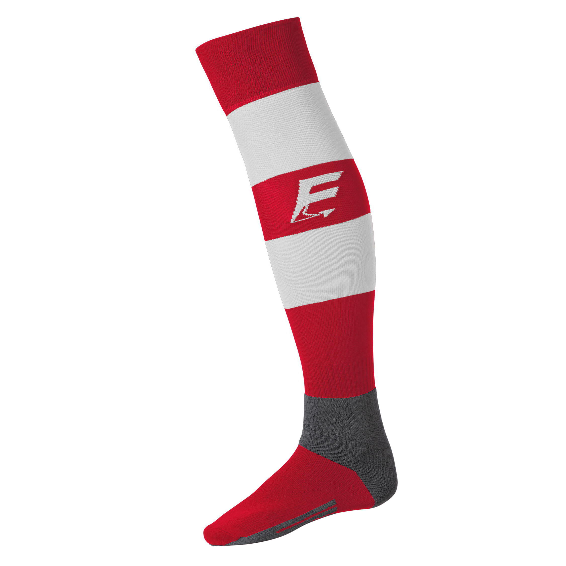 Chaussettes de rugby RAYEES noir-rouge Force XV 5/7