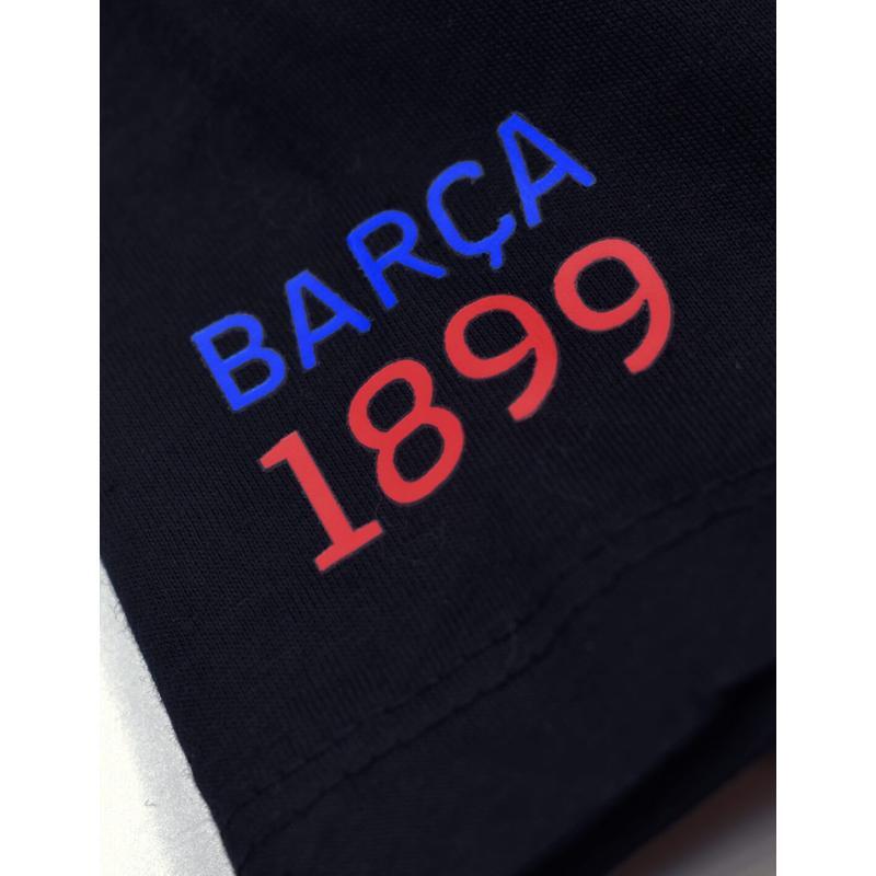 Barça 2024-25 schwarzes T-shirt für Kinder 4/5