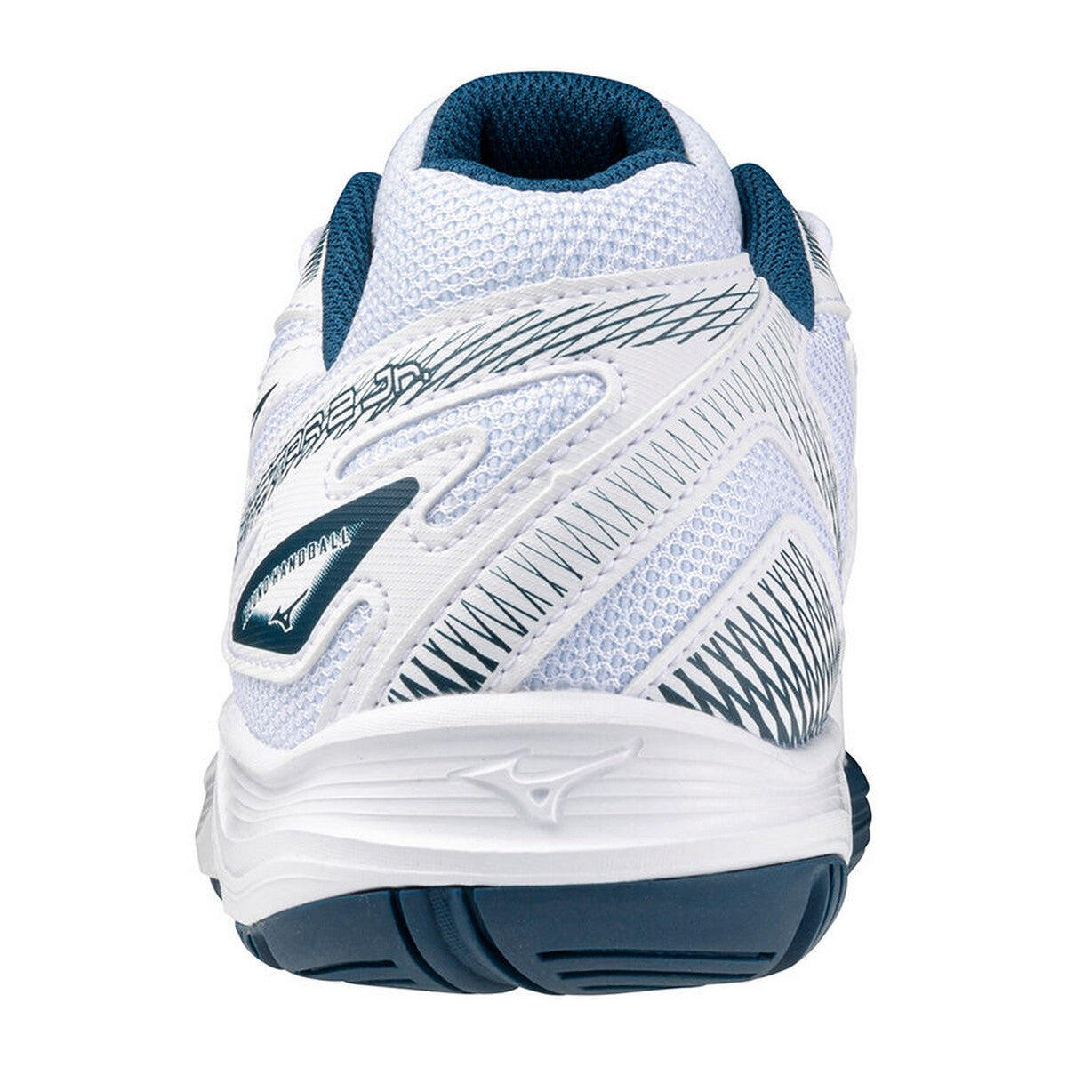 Handbalschoenen Mizuno Stealth Star 2 Wit/Marineblauw/Zilver 5/6