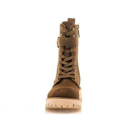 Botines Planos Mujer Mustang Lenox Marrón