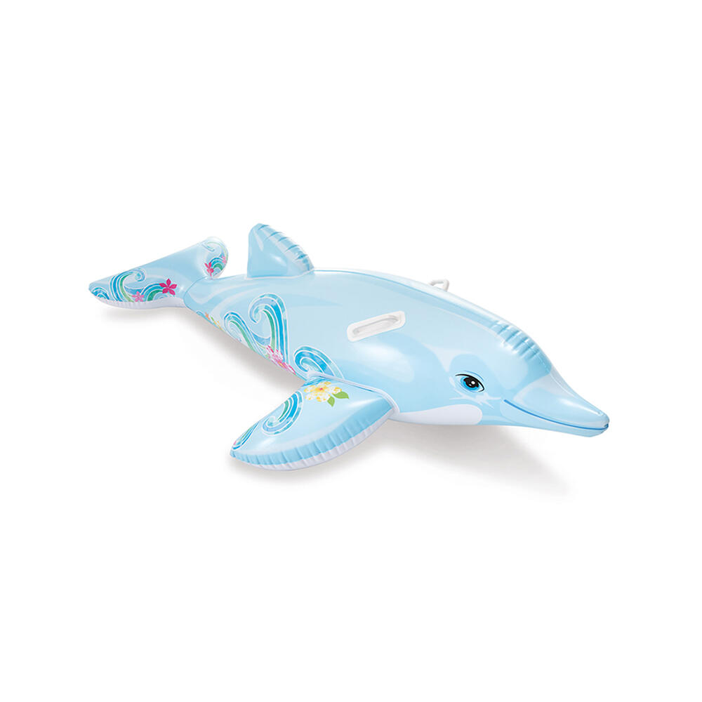 INTEX 小花海豚座騎175x66cm 適用3歲+ (58535NP)