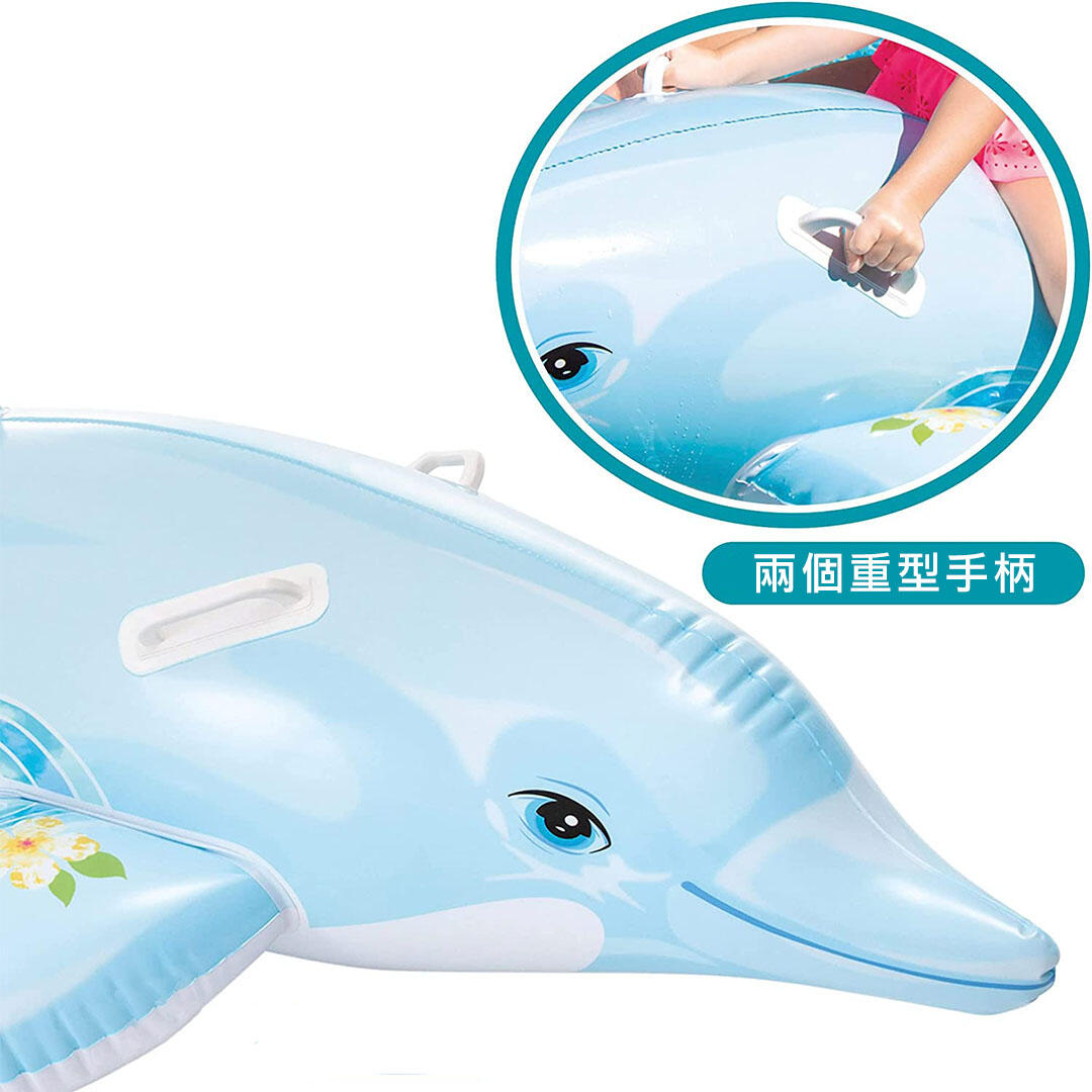 INTEX 小花海豚座騎175x66cm 適用3歲+ (58535NP)