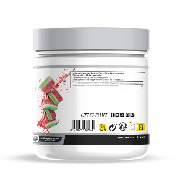 Creatine Monohydrate 200 Mesh - 300g Sandias de la gelée de MASmusculo 4/6