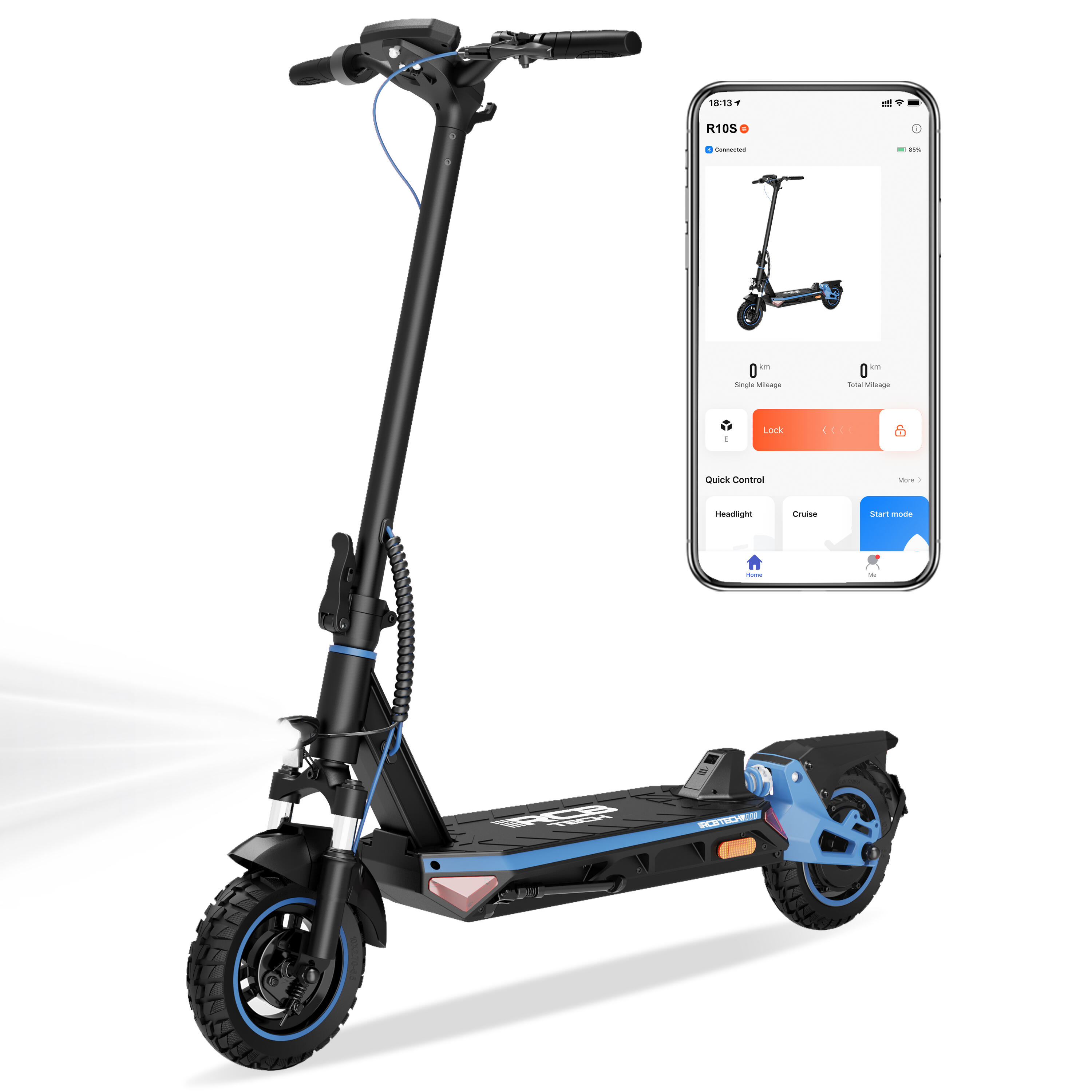 Trottinette Elétrica Adulto RCB - R10S-16.8Ah